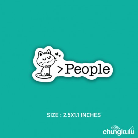 Cat People | Sticker