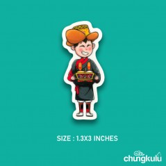 Boy in Chuba | Sticker