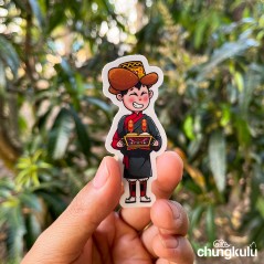 Boy in Chuba | Sticker