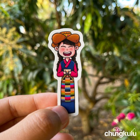 Girl in Chupa | Sticker