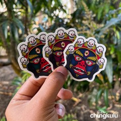 Green Cham Mask | Sticker