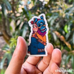 Tibetan Mask Women | Sticker