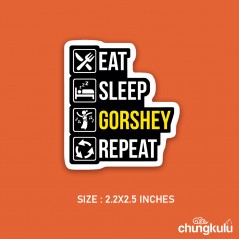 Eat Sleep Gorshey | Fridge Magnet