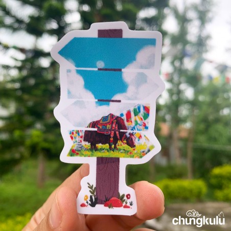 Yak Direction| Sticker