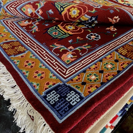 Tibetan Carpet (Maroon)