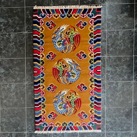 Tibetan Carpet Dragon(Yellow)