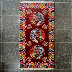 Tibetan Carpet Dragon(Maroon)