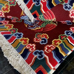 Tibetan Carpet Dragon(Maroon)