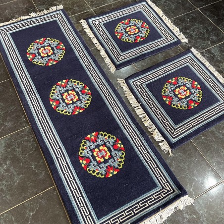 Sofa Set Carpet (Navy Blue)