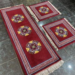 Sofa Set Carpet (Maroon)